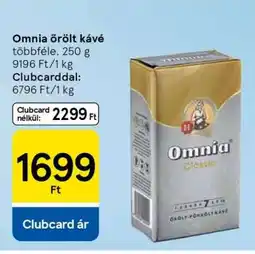 Tesco OMNIA őrölt kávé ajánlat