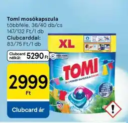 Tesco TOMI Mosókapszula ajánlat