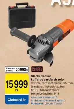 Tesco Black+Decker kofferos sarokcsiszoló ajánlat