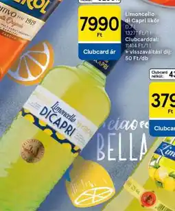 Tesco Limoncello di Capri likőr 0,7 l ajánlat