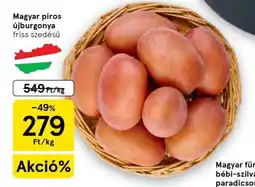 Tesco Magyar piros újburgonya ajánlat