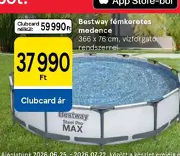 Tesco Bestway fémkeretes medence ajánlat