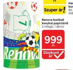 Tesco Renova football konyhai papírtörlő ajánlat