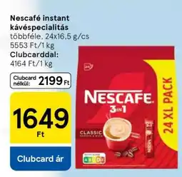 Tesco Nescafé instant kávéspecialitás ajánlat