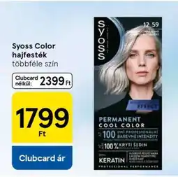 Tesco Syoss Color hajfesték ajánlat