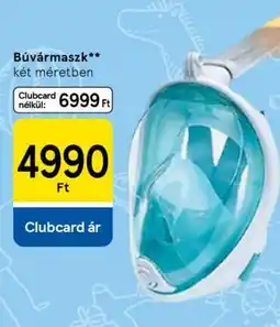 Tesco Búvármaszk ajánlat