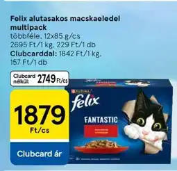 Tesco Felix alutasakos macskaeledel multipack ajánlat