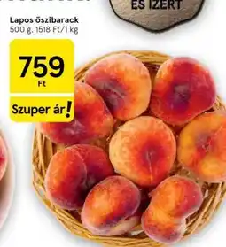 Tesco Lapos őszibarack ajánlat
