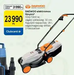 Tesco Daewoo elektromos fűnyíró ajánlat