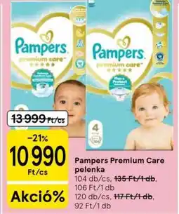 Tesco Pampers Premium Care pelenka ajánlat