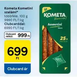 Tesco Kometa Kometini szalámi ajánlat