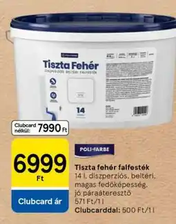 Tesco Tiszta fehér falfesték ajánlat