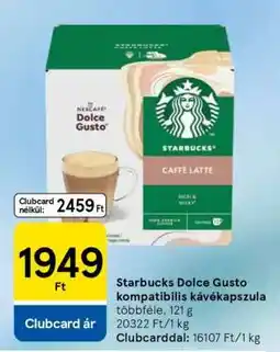 Tesco Starbucks Dolce Gusto Kompatibilis Kávékapszula ajánlat