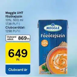 Tesco MEGGLE UHT Főzőtejszín ajánlat