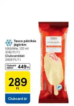 Tesco Tesco pálcikás jégkrém ajánlat