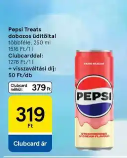 Tesco Pepsi Treats dobozos üdítőital ajánlat