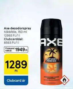 Tesco Axe dezodorspray ajánlat