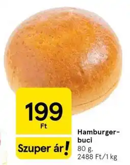 Tesco Hamburger-buci ajánlat