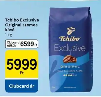 Tesco Tchibo Exclusive Original szemes kávé ajánlat