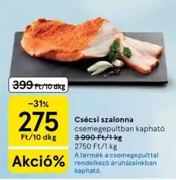 Tesco Csécsi szalonna ajánlat
