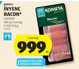 ALDI KOMETA ÍNYENC BACON ajánlat