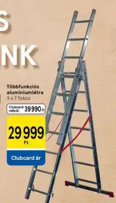 Tesco Többfunkciós alumíniumlétra ajánlat