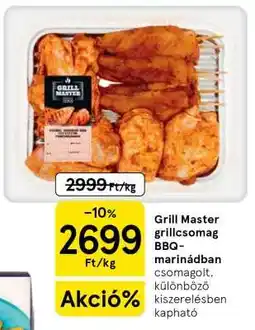 Tesco Grill Master grillcsomag BBQ-marinádban ajánlat