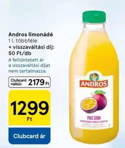Tesco Andros limonádé ajánlat