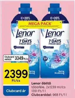 Tesco LENOR Öblítő ajánlat