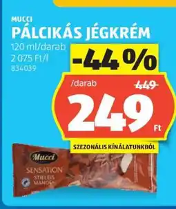 ALDI MUCCI PÁLCIKÁS JÉGKRÉM ajánlat