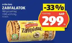 ALDI GYŐRI ÉDES Zabfalatok ajánlat