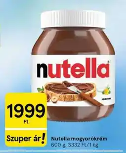 Tesco Nutella mogyorókrém ajánlat