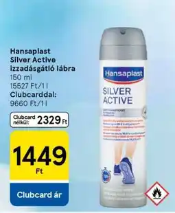 Tesco Hansaplast Silver Active izzadásgátló lábra ajánlat