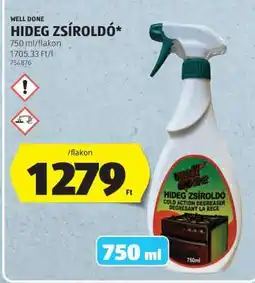 ALDI Well Done Hideg Zsíroldó ajánlat