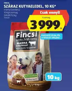 ALDI FINCSI SZÁRAZ KUTYAELEDEL, 10 KG ajánlat
