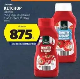 ALDI Le Gusto Ketchup ajánlat