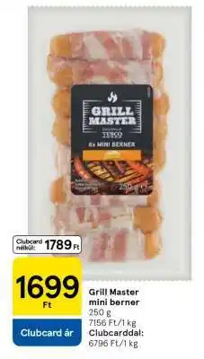 Tesco Grill Master mini berner ajánlat