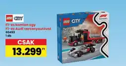 Interspar LEGO F1-es kamion egy F1-es Audi versenyautóval ajánlat