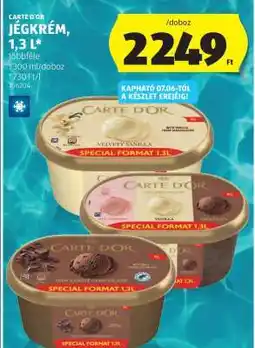 ALDI Carte d'Or Jégkrém, 1,3 L ajánlat