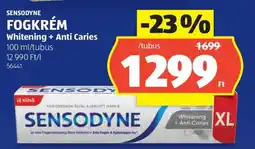 ALDI SENSODYNE FOGKRÉM Whitening + Anti Caries ajánlat