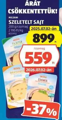 ALDI MILSANI SZELETELT SAJT ajánlat