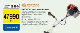 Tesco Daewoo benzines fűkasza ajánlat