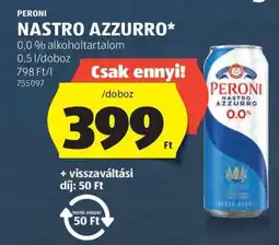ALDI Peroni Nastro Azzurro ajánlat