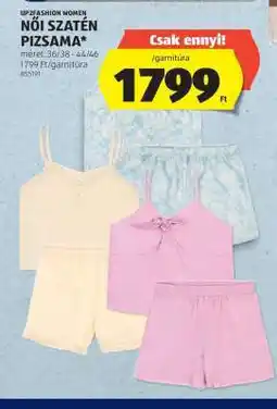 ALDI Női Szatén Pizsama ajánlat