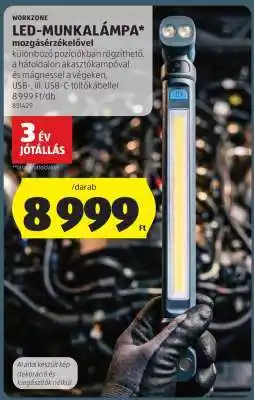 ALDI LED-munkalámpa ajánlat