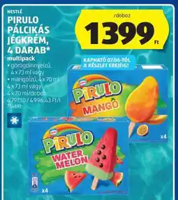ALDI Pirulo Pálcikás Jégkrém, 4 darab ajánlat
