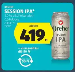 ALDI Dreher Session IPA ajánlat