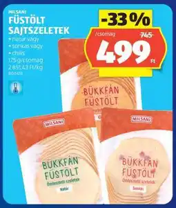 ALDI MILSANI Füstölt Sajtszeletek ajánlat