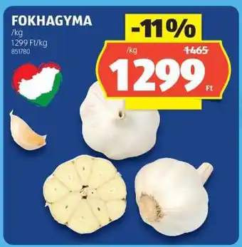 ALDI Fokhagyma ajánlat