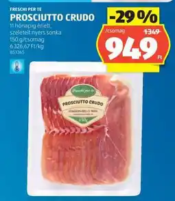 ALDI PROSCIUTTO CRUDO ajánlat